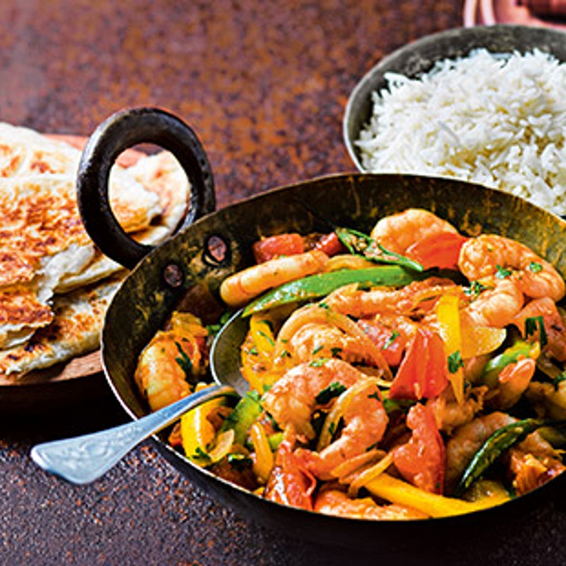 Prawn jalfrezi