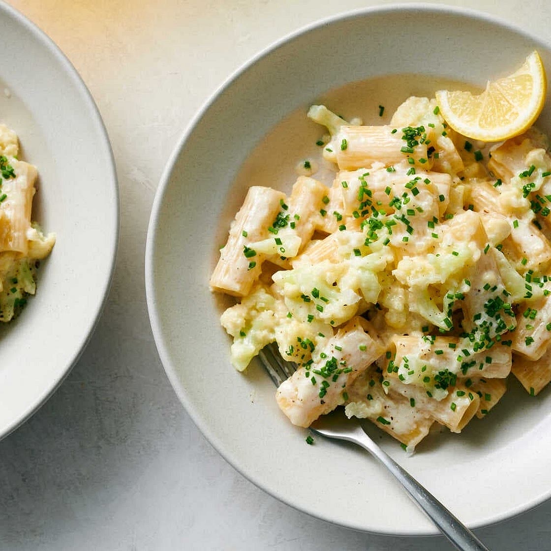 Cauliflower Alfredo pasta (Joshua)