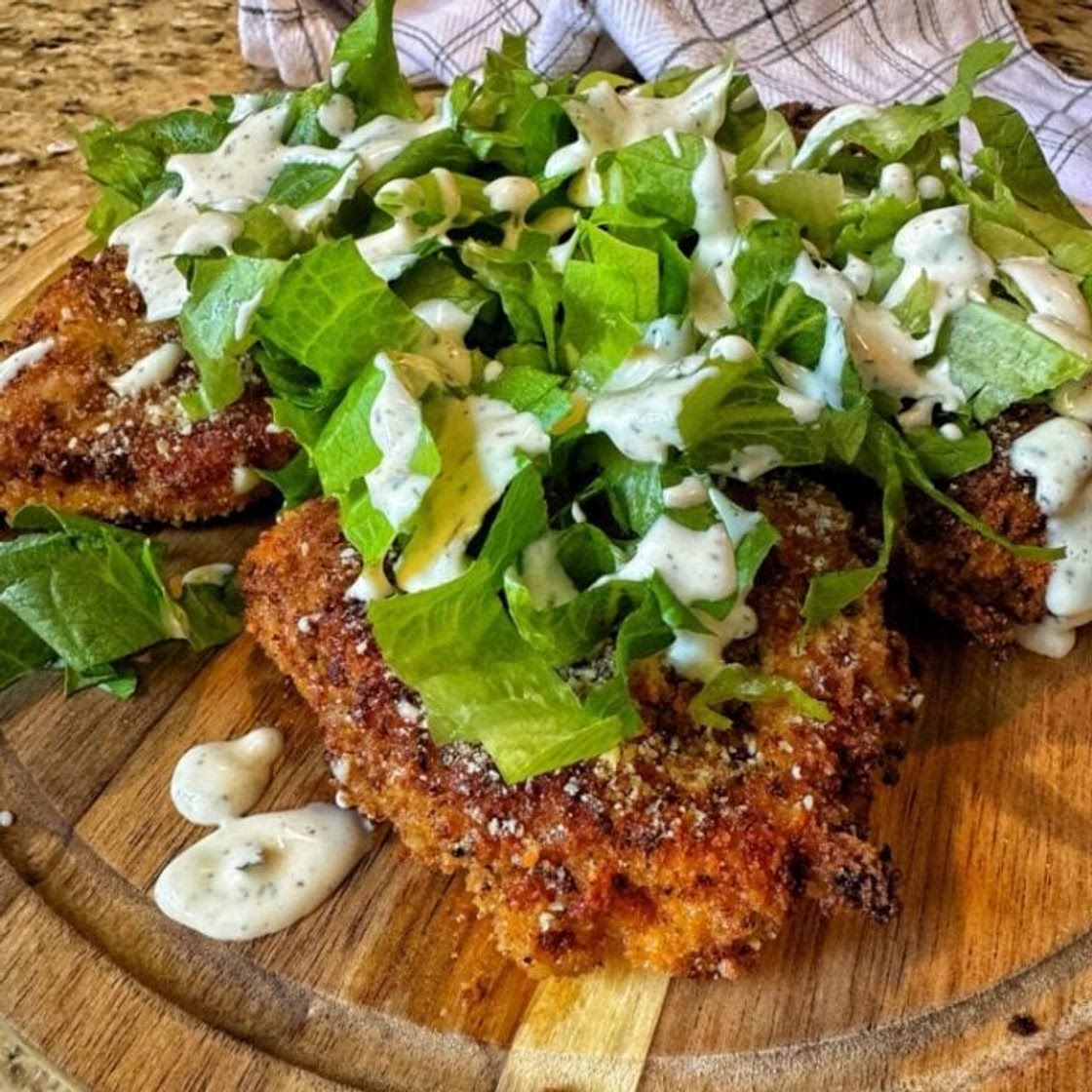 Chicken Caesar Cutlets