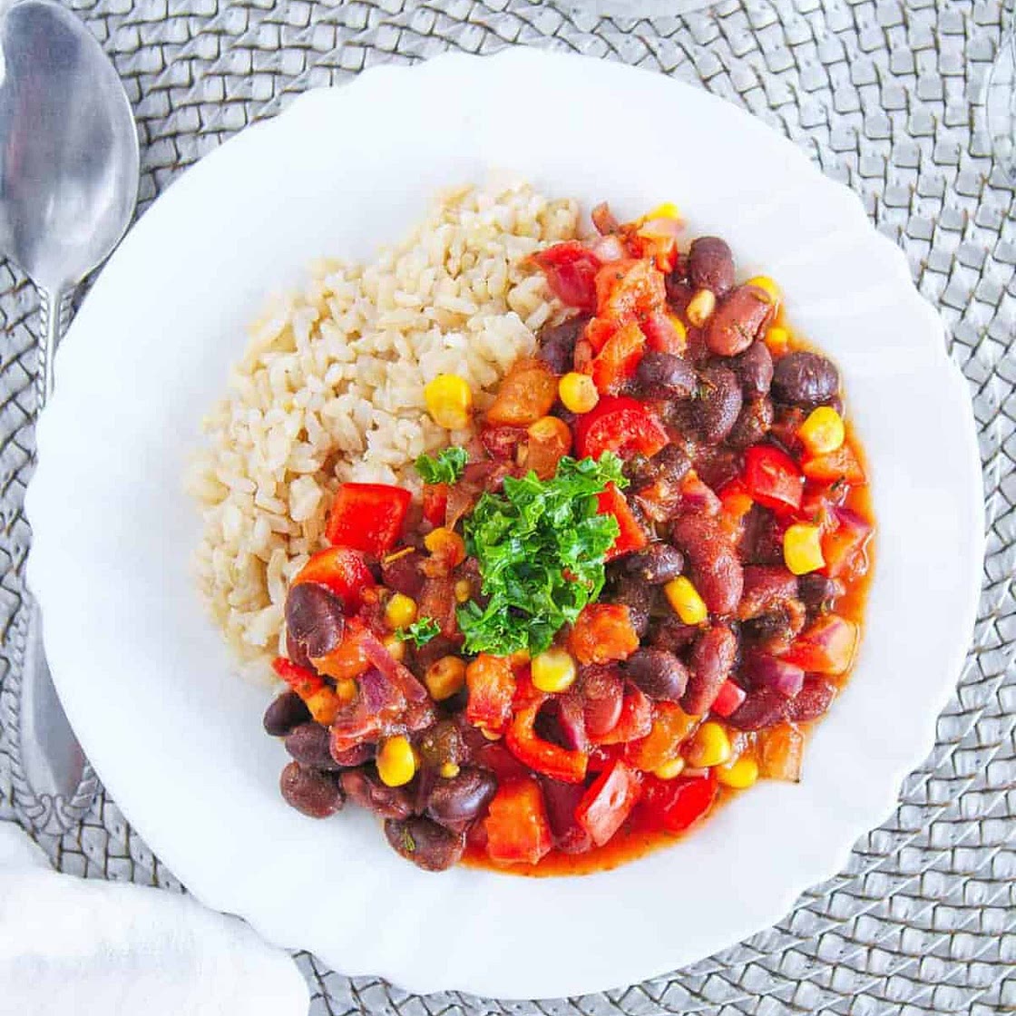 Rice and Beans Stew