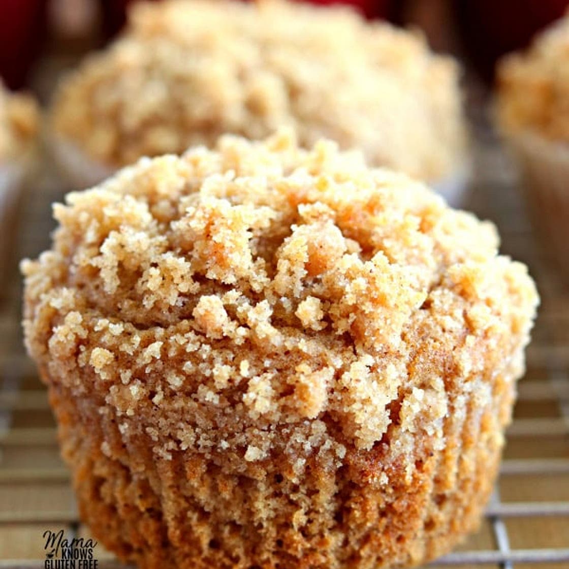 Easy Gluten-Free Apple Cinnamon Crumb Muffins {Dairy-Free Option}