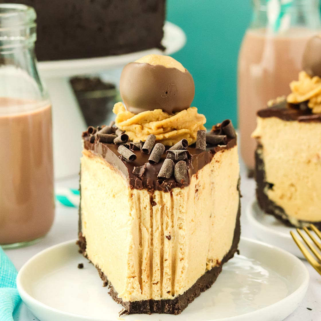 Buckeye Cheesecake (No Bake)