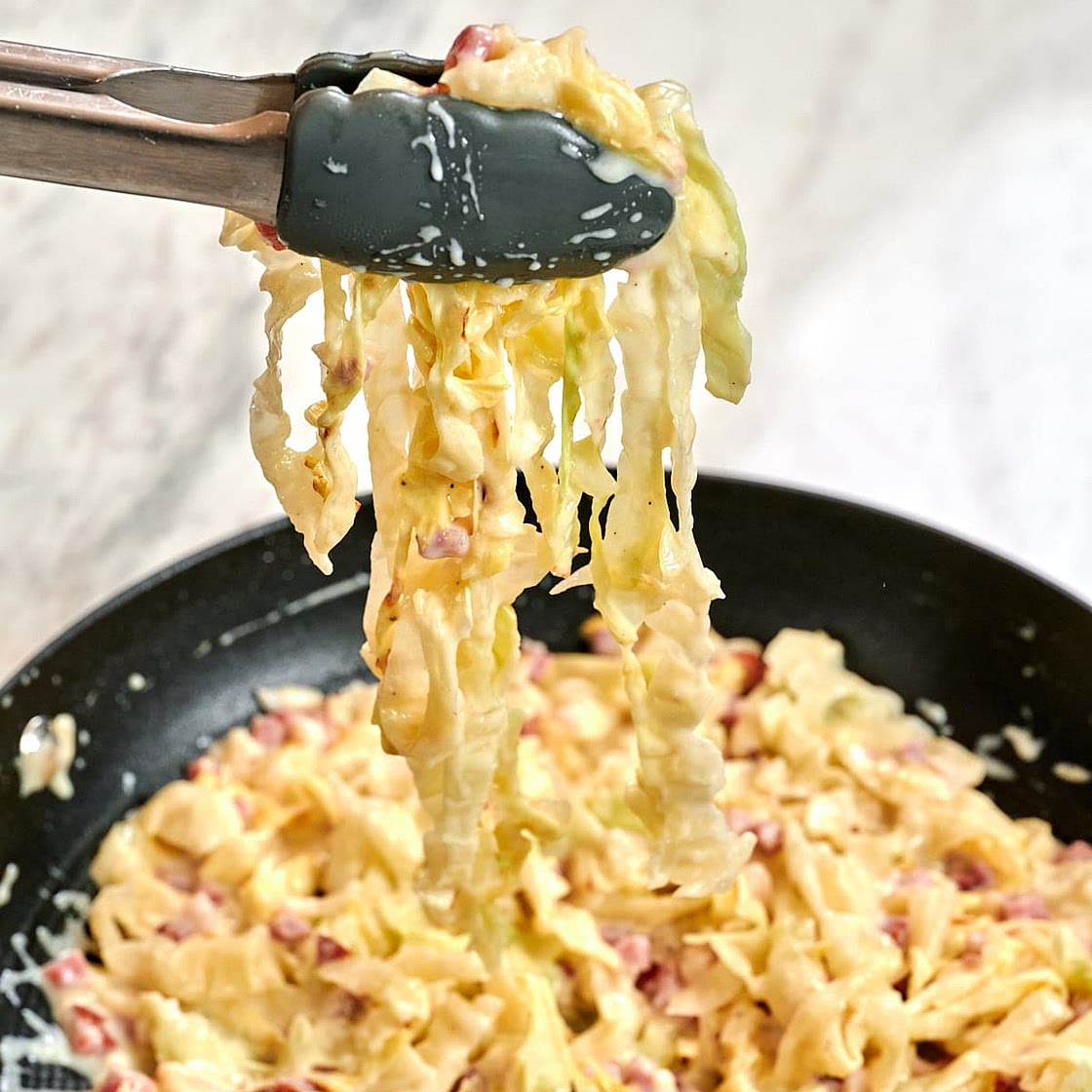 Cabbage Carbonara