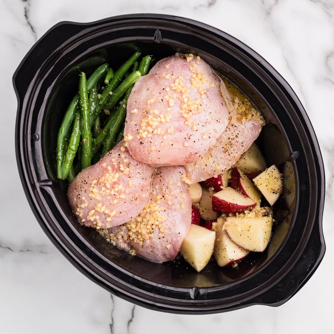 Slow Cooker Chicken Potatoes and Green Beans Recipe