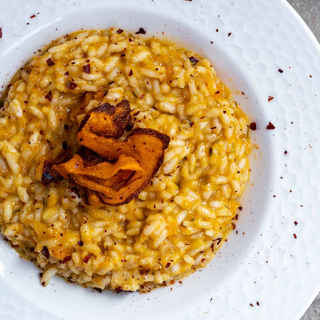 Roasted Butternut Squash and Thyme Risotto