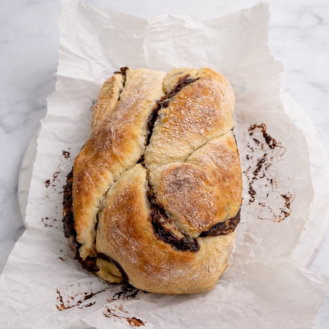 easiest and most delicious chocolate babka bread!🤎