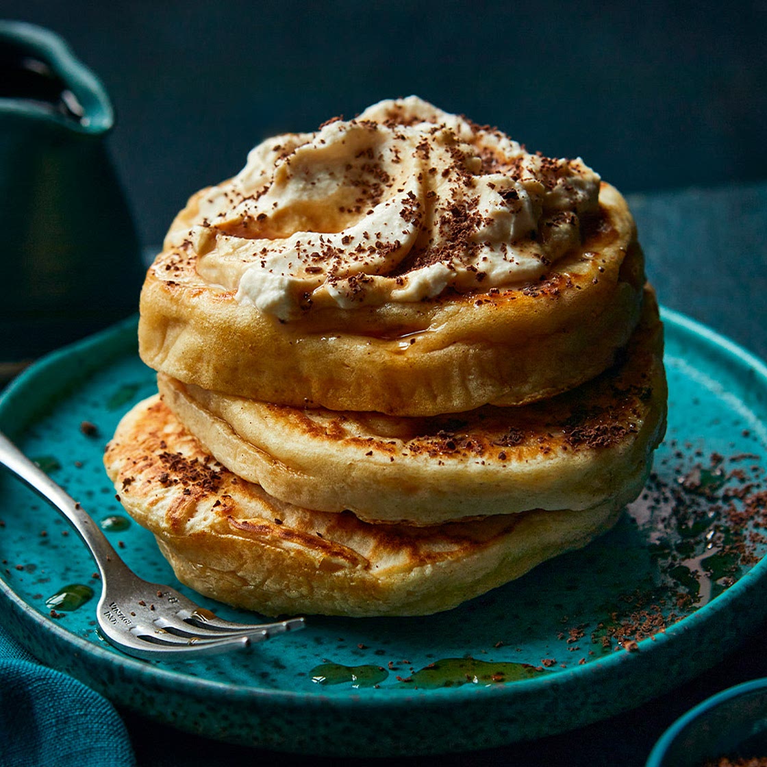 Espresso martini pancakes