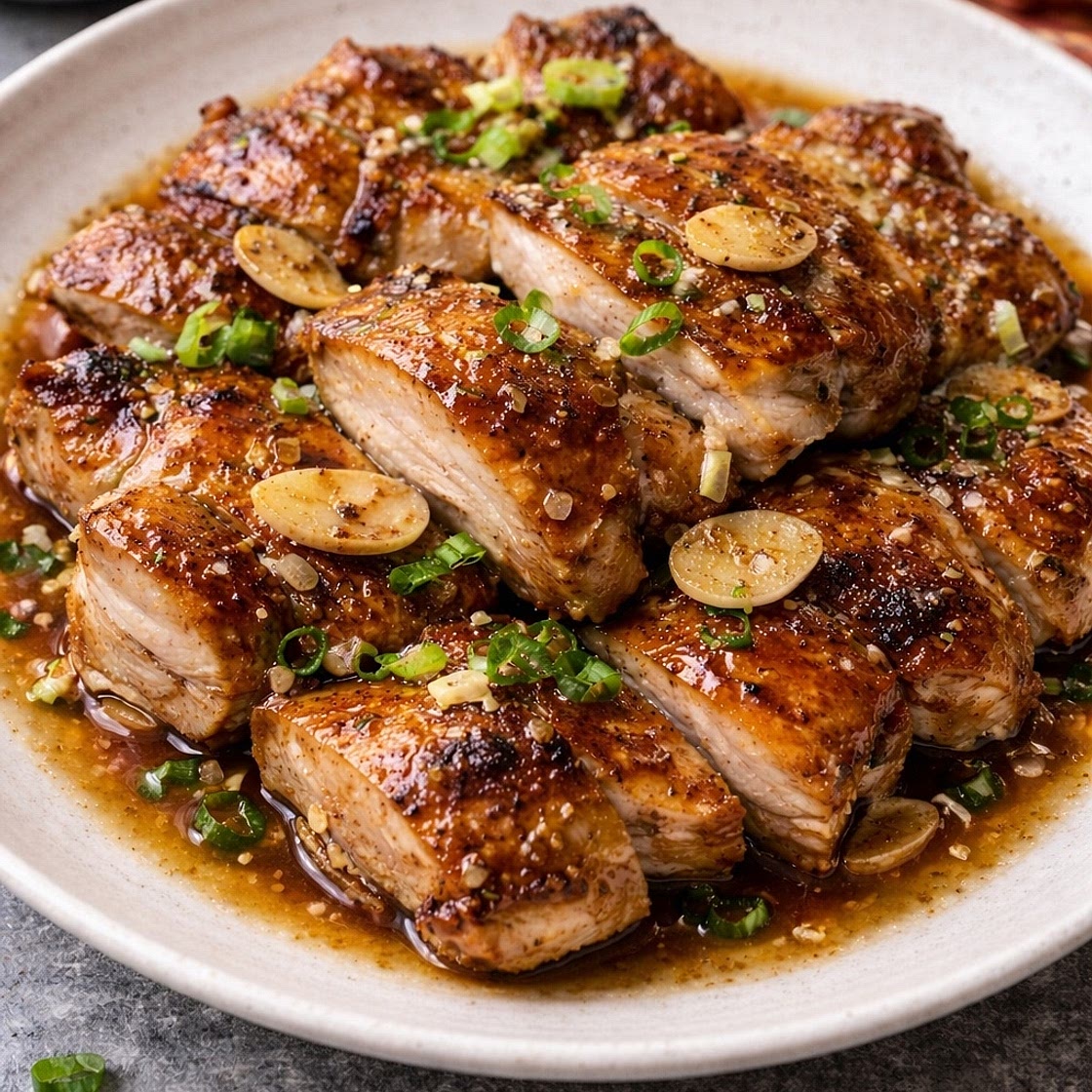 Soy-Garlic Chicken Thighs (Taiwanese Home-Style)