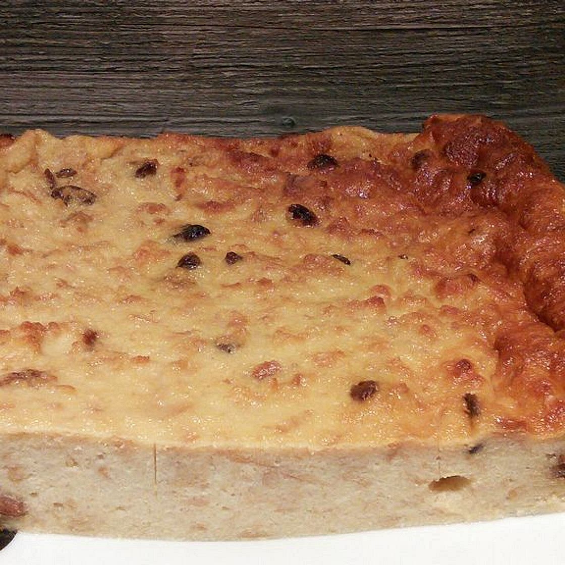 Pudding au rhum et aux raisins secs