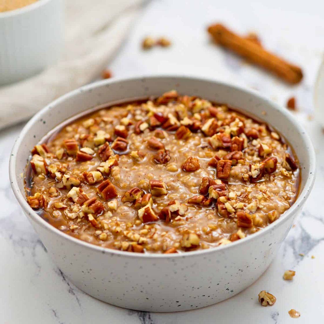 Slow Cooker Maple Brown Sugar Oatmeal