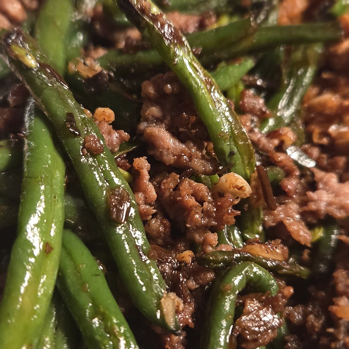 Sichuan Dry Fried Green Beans