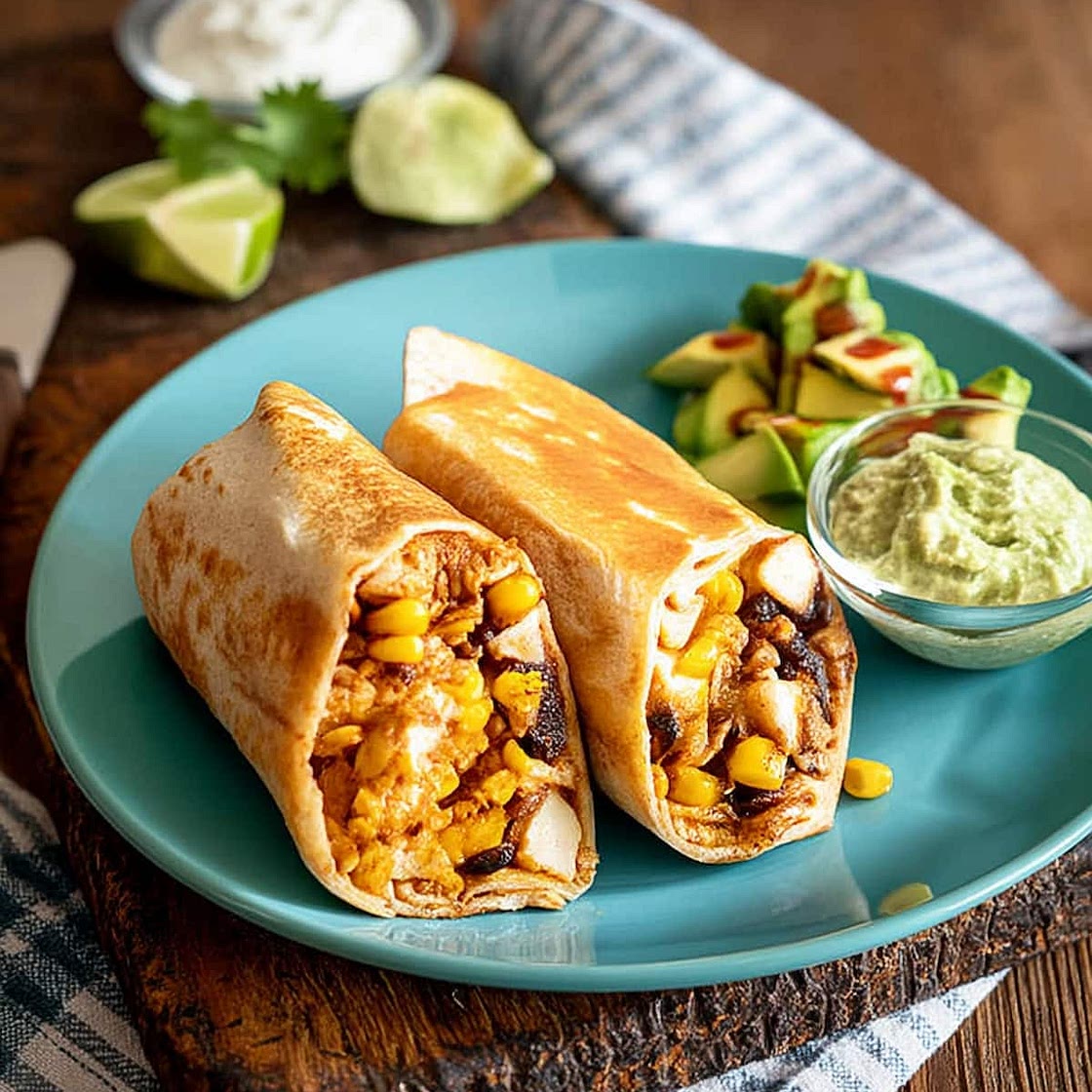 Chicken Burrito Meal Prep Bowls