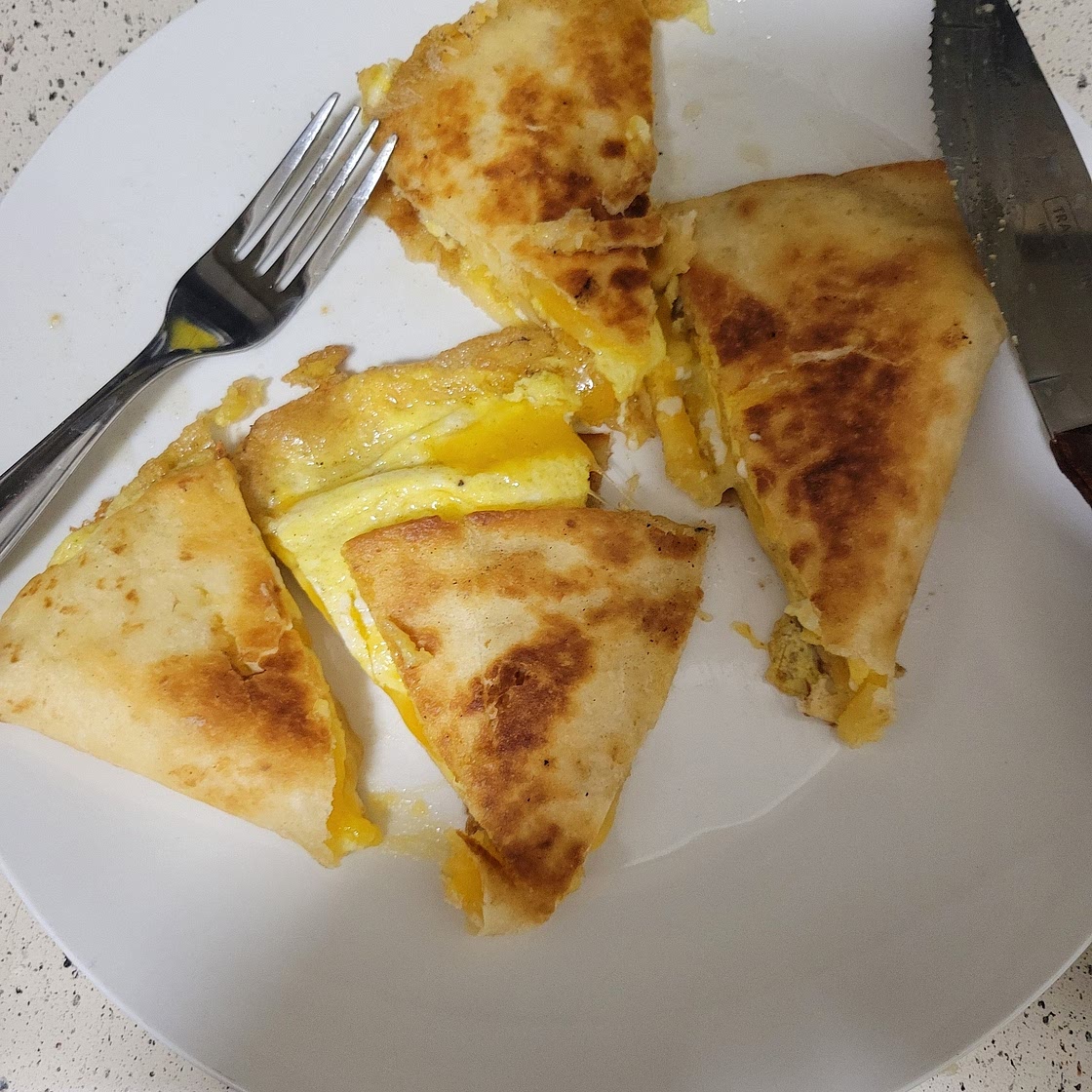Easy Breakfast Quesadilla