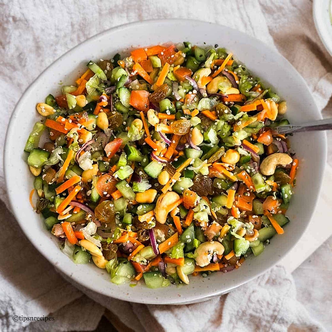 Nutty Crunchy Veg Salad
