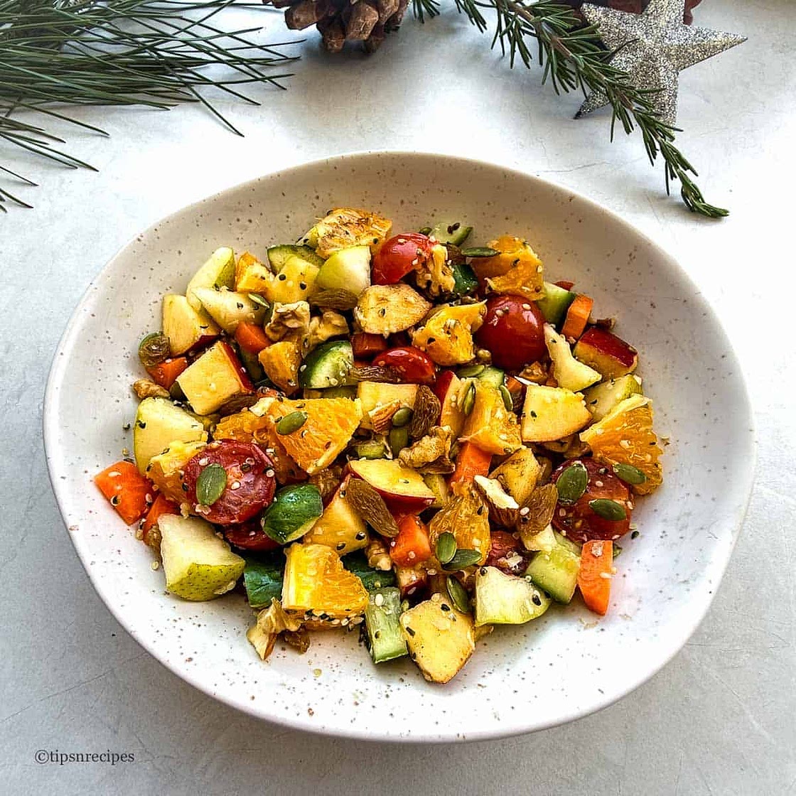 Fruit Nut and Vegetable Salad