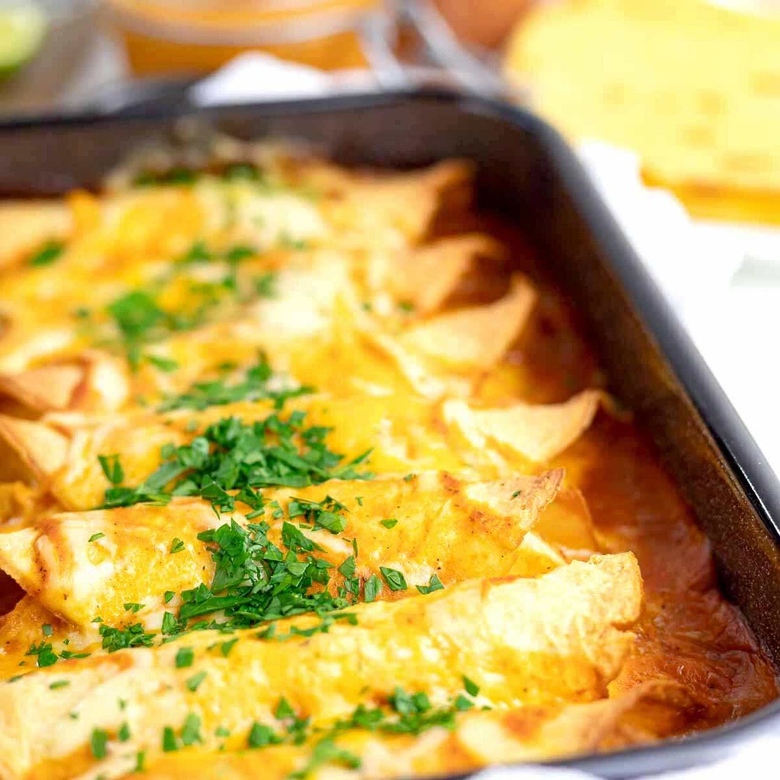 Keto Enchiladas with Chicken