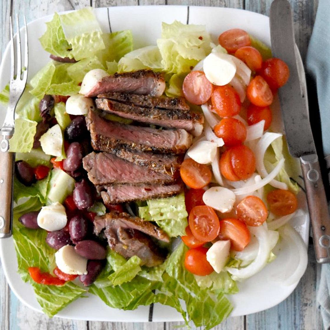 Steak Caprese Salad