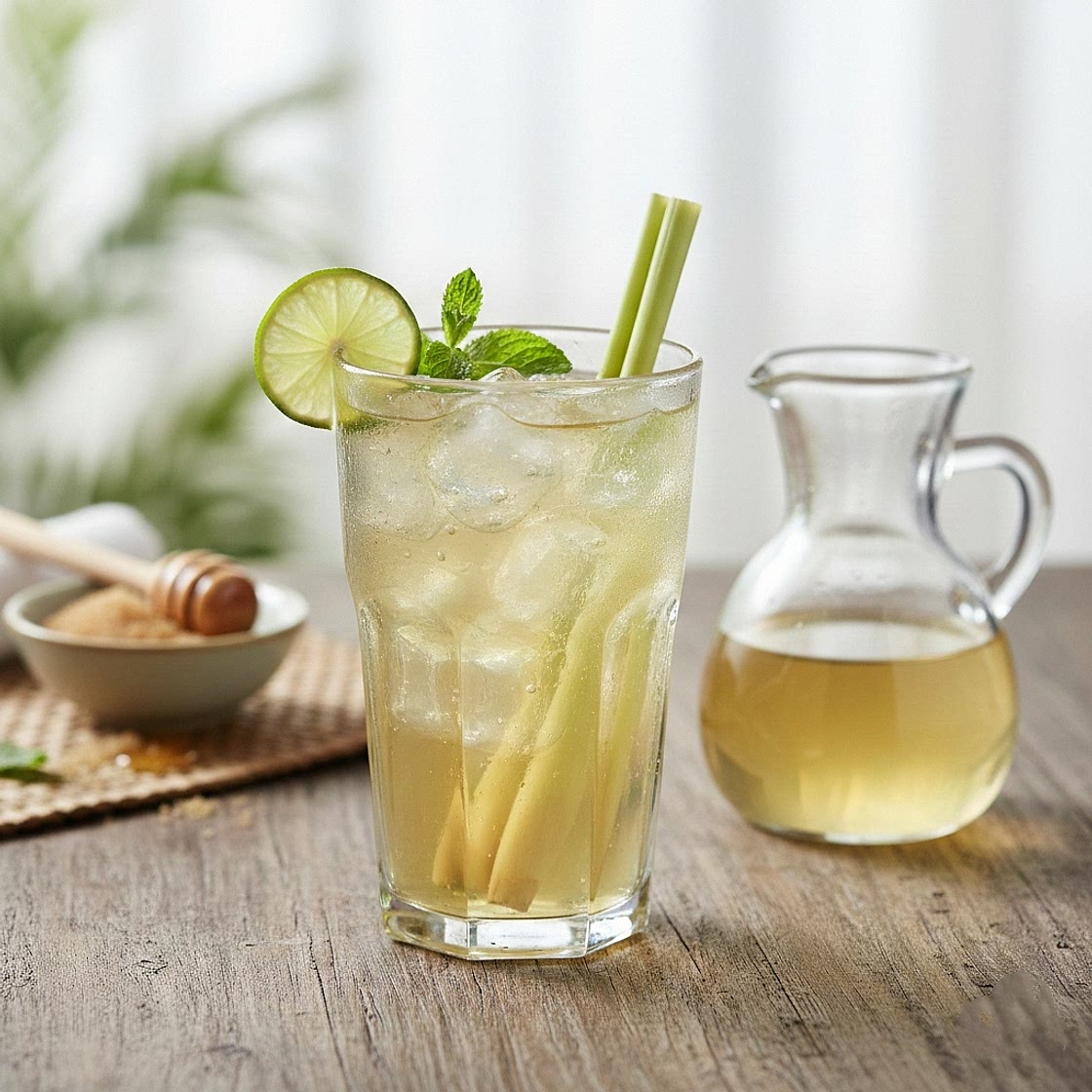 Fragrant Lemongrass Iced Tea (Relaxing)