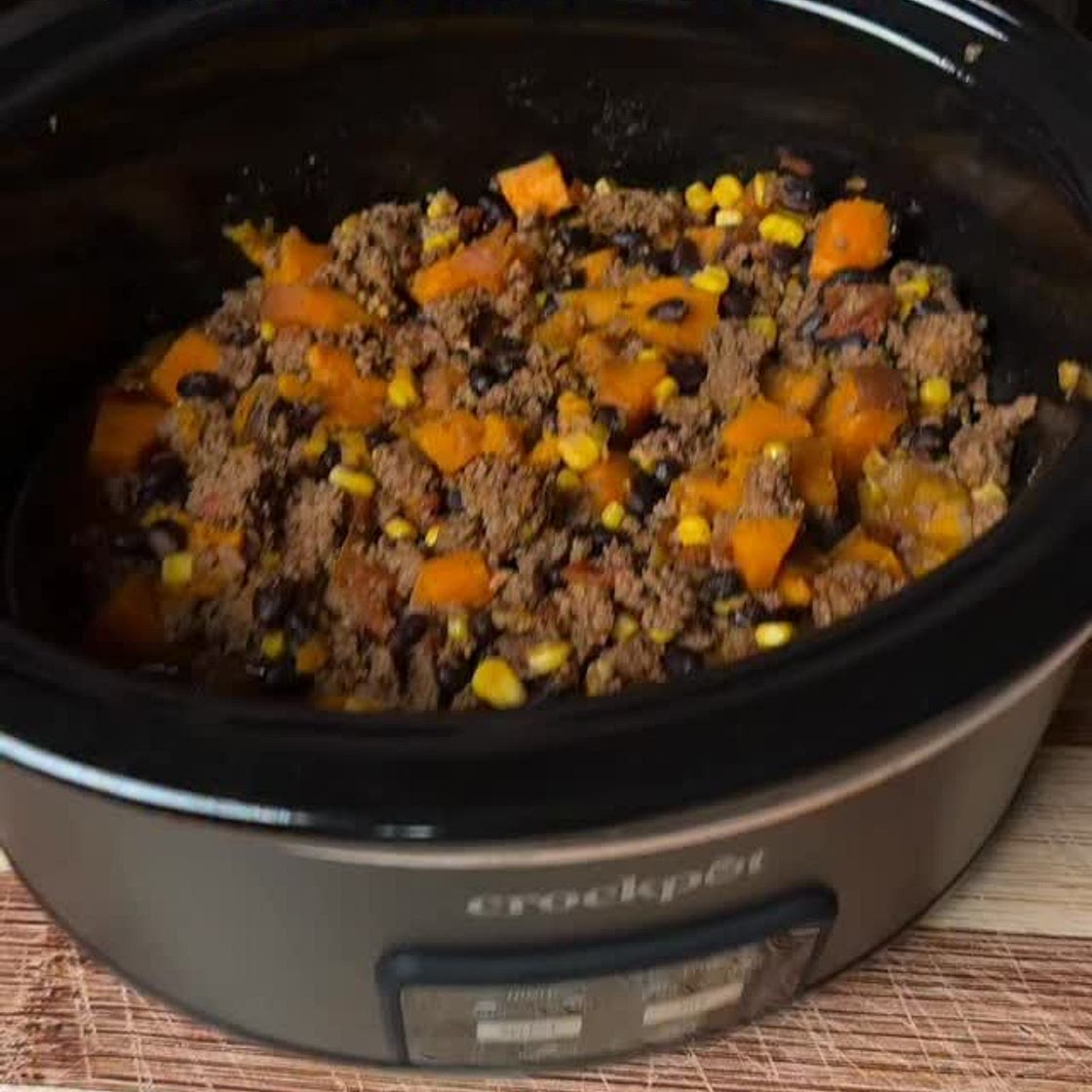 Sweet Potato Chili makes 5 servings