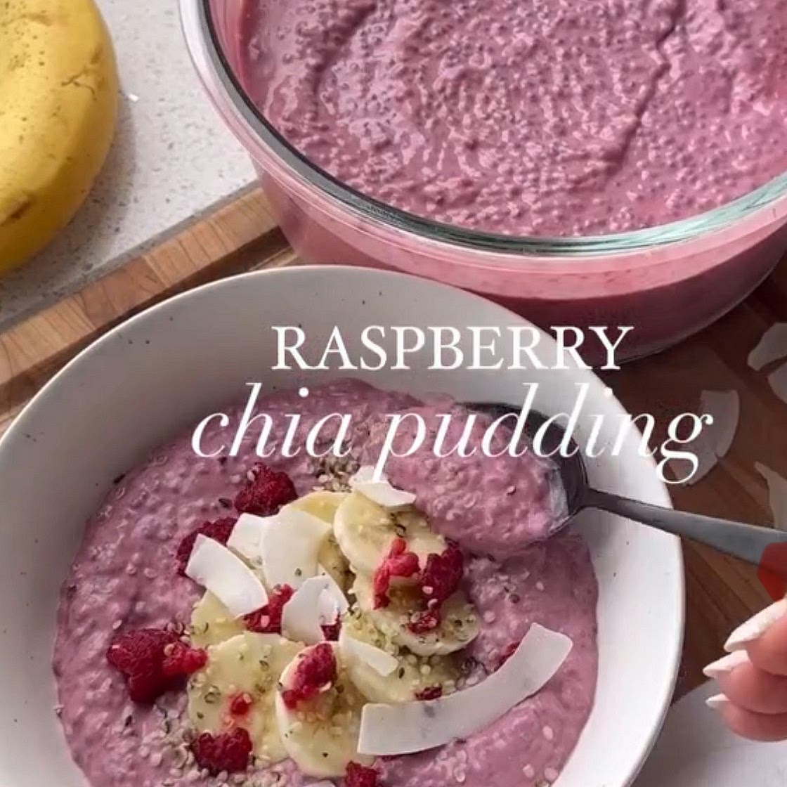 Raspberry Chia Pudding