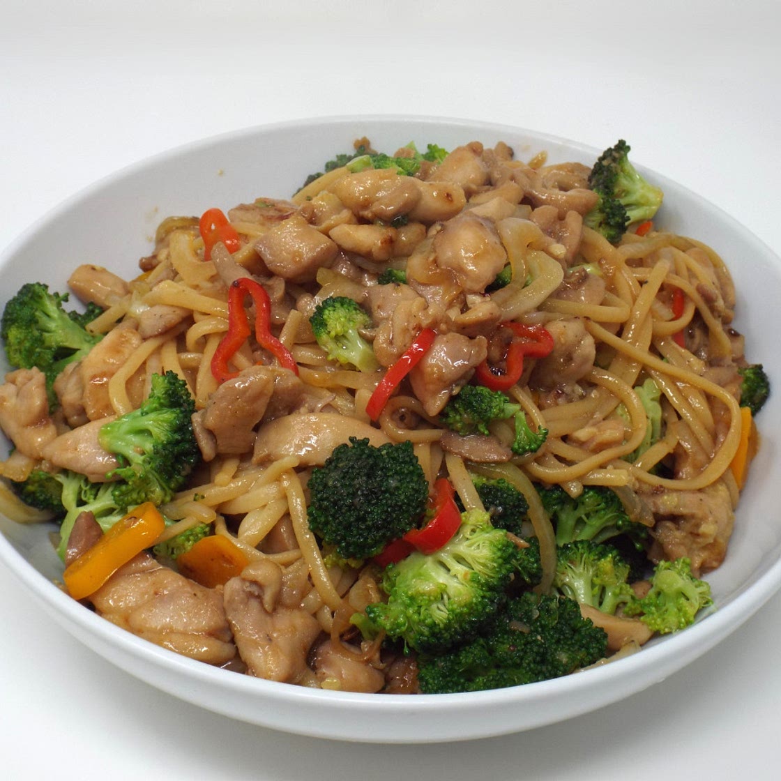 Chicken and Vegetable Noodle Stir-Fry