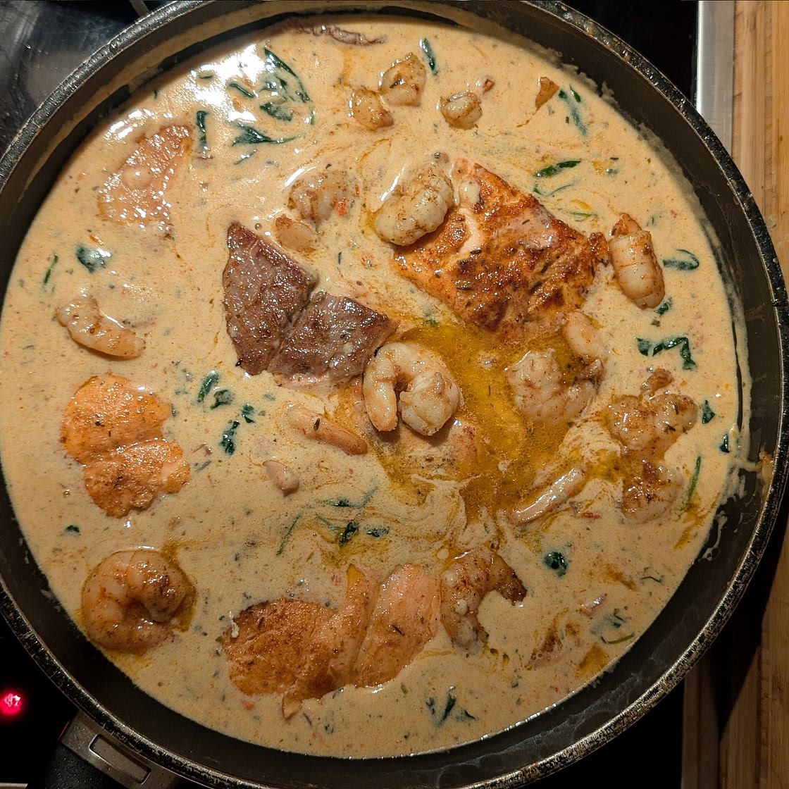 Creamy Garlic Butter Tuscan Salmon