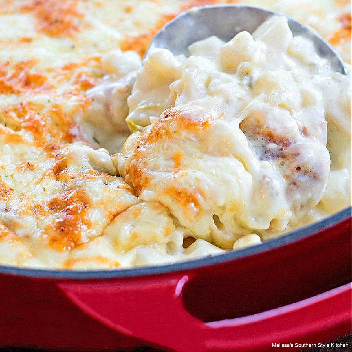 Green Chile Queso Potatoes
