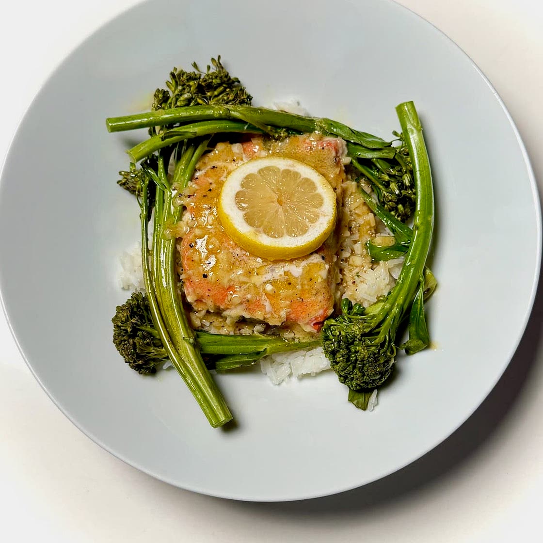 Foil Packet Salmon and Baby Broccoli