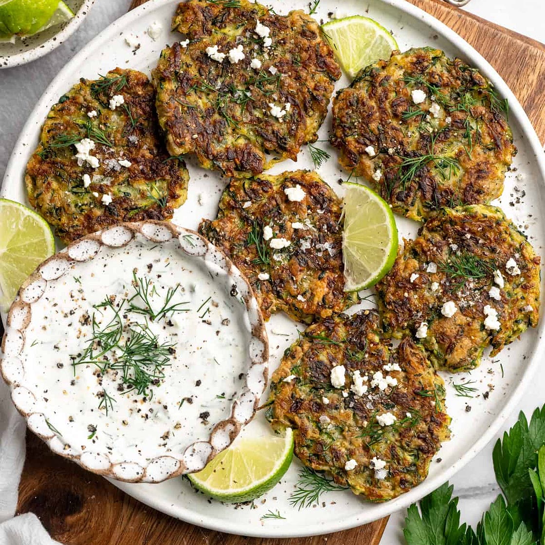 Gluten-Free Vegan Zucchini Fritters