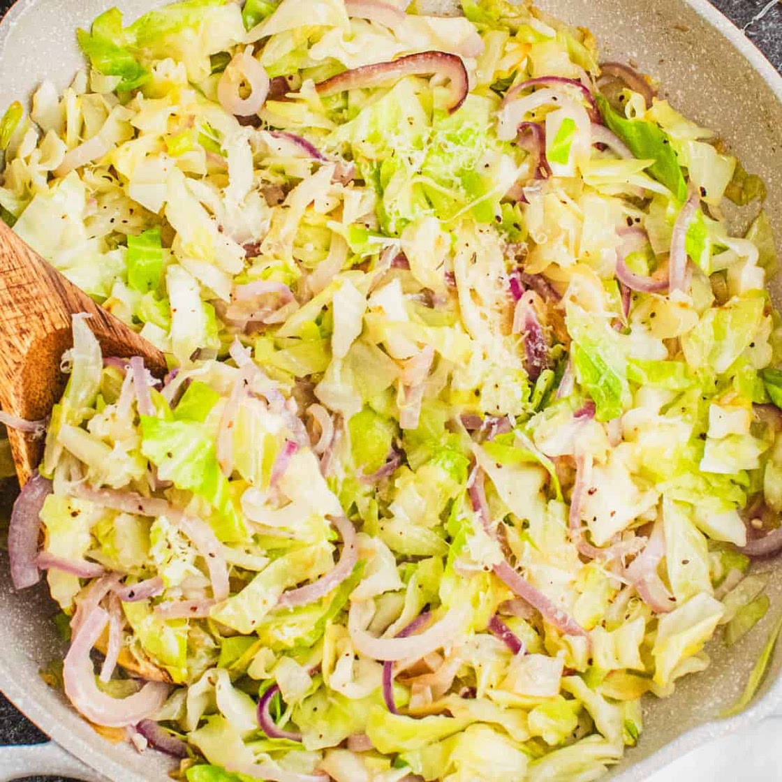 Parmesan Garlic Cabbage