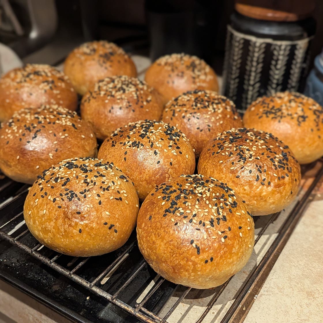 Sourdough Brioche Buns