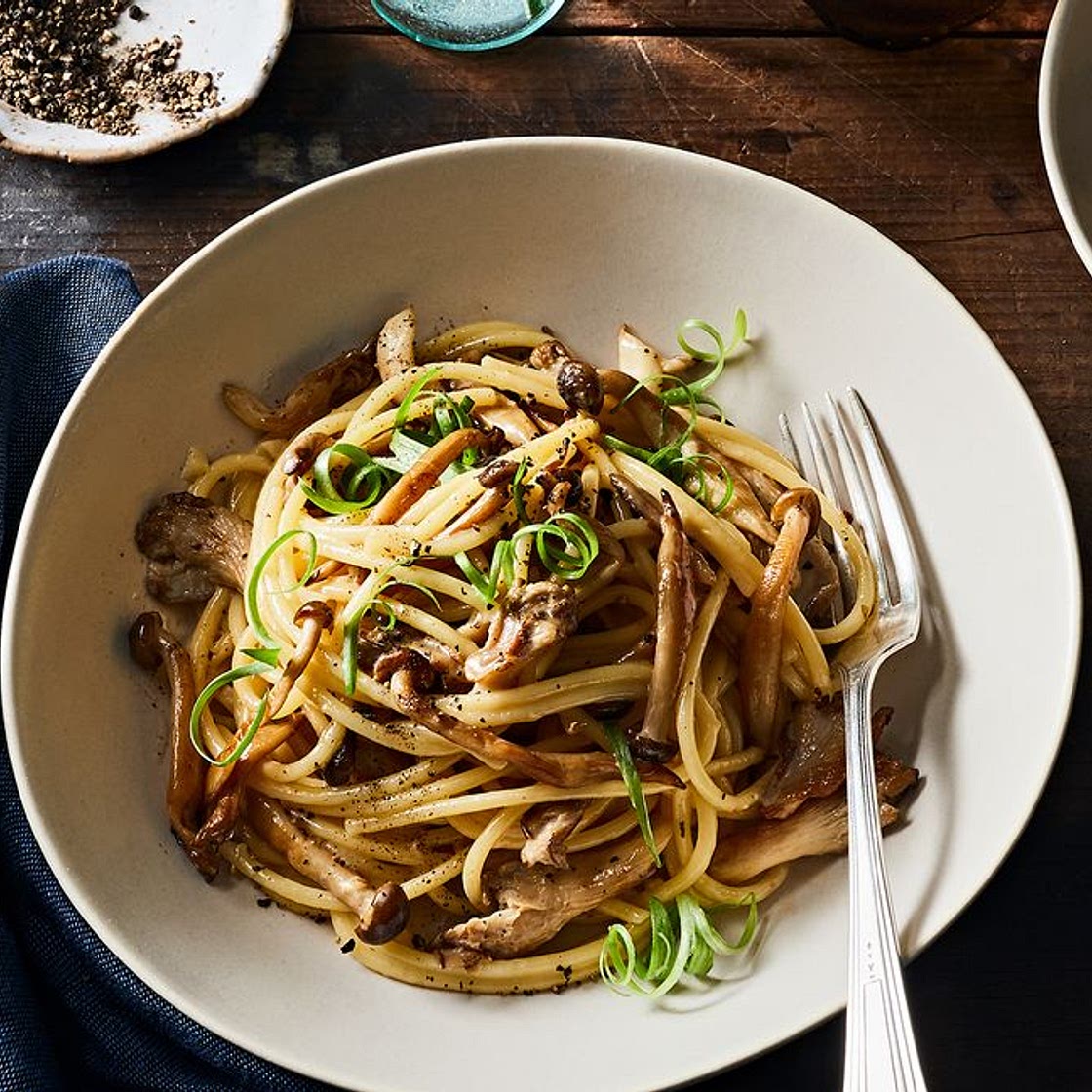 Miso-Mushroom Pasta