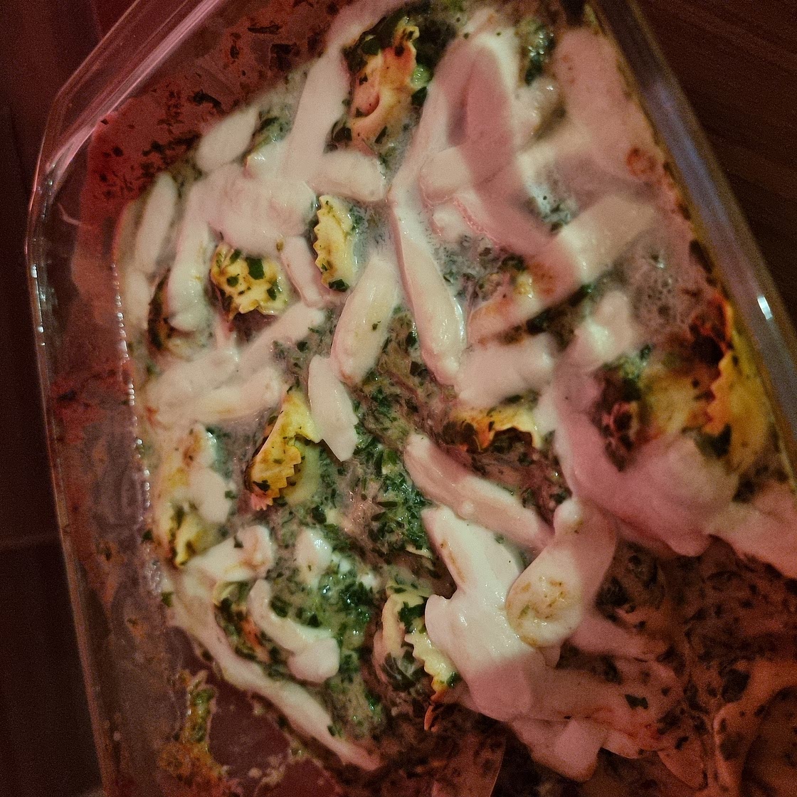 Tortellini-Spinat-Auflauf