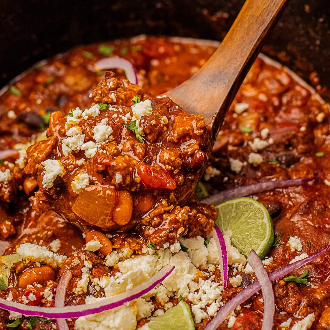 Slow Cooker Birria Chili