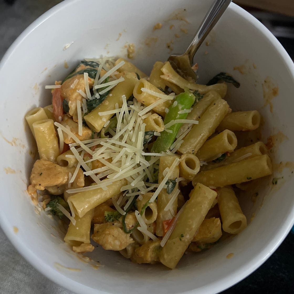 15 Minute Keto Garlic Chicken with Broccoli and Spinach