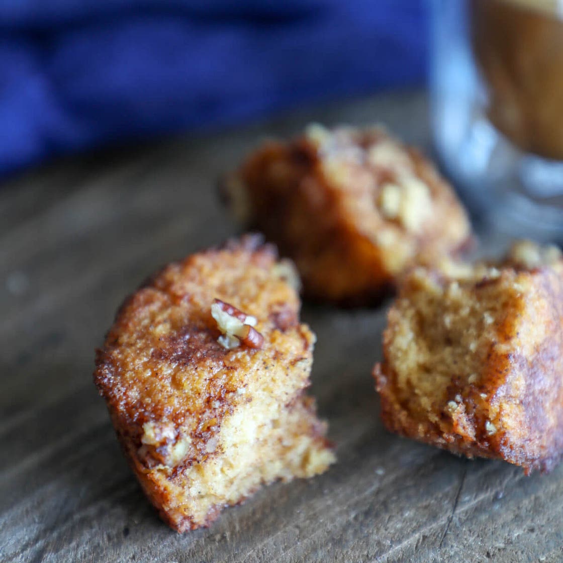 Keto Pumpkin Spice Monkey Bread Muffins