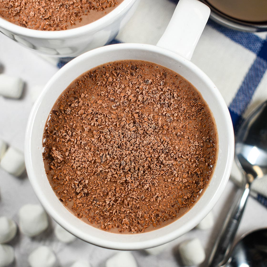 Blueberry Hot Chocolate