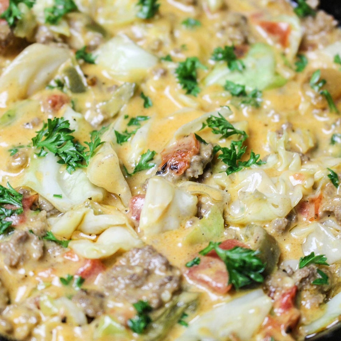 Cheesy Cabbage Creole