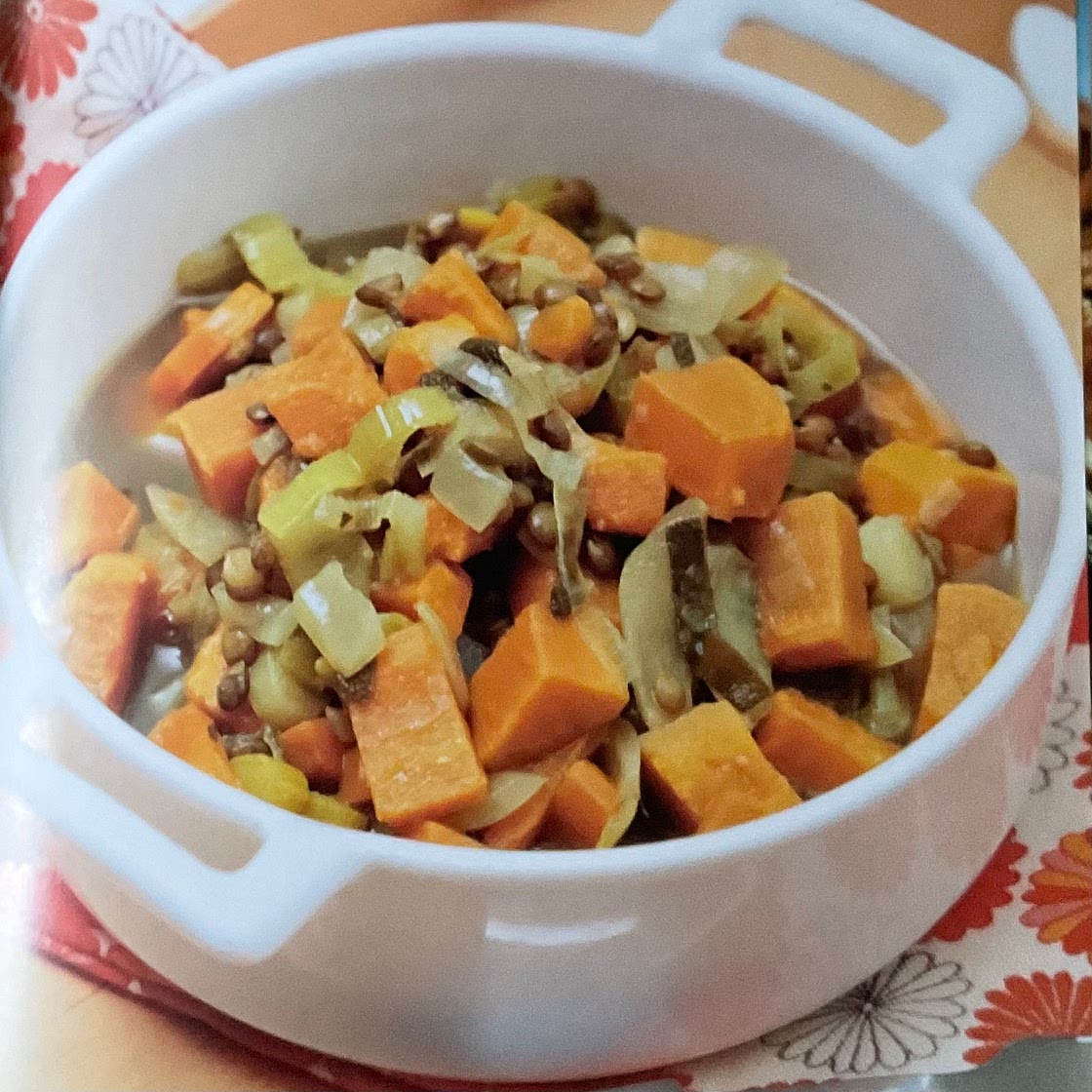 Süßkartoffel-Linsen-Eintopf