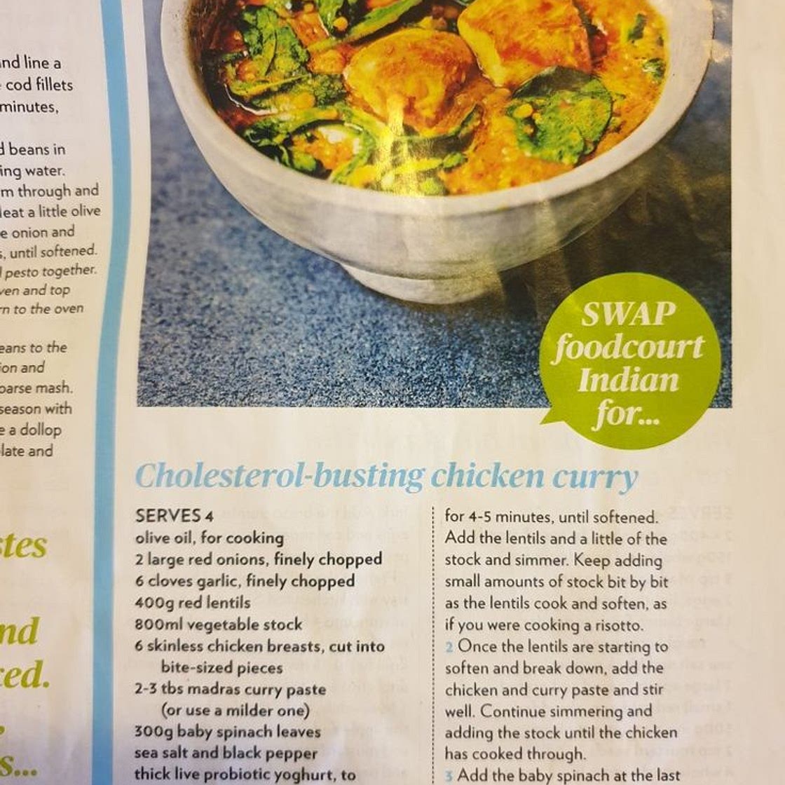 Cholesterol-busting Chicken Curry | Curry chicken, Cooking recipes, Food