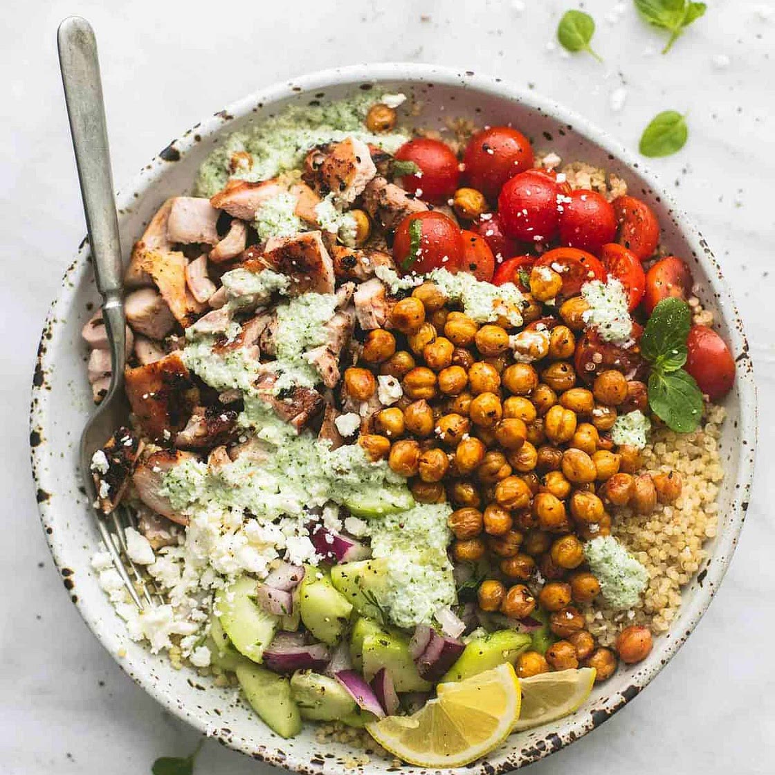 Greek Chicken Power Bowls
