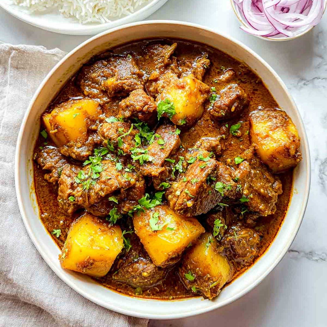 Home-Style Lamb and Potato Curry