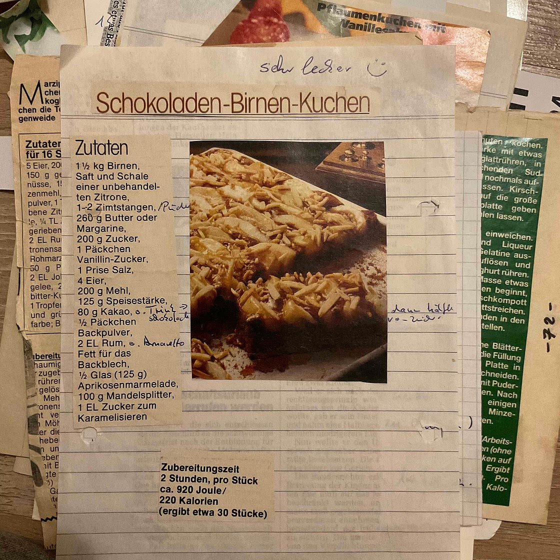 Schokoladen-Birnen-Kuchen