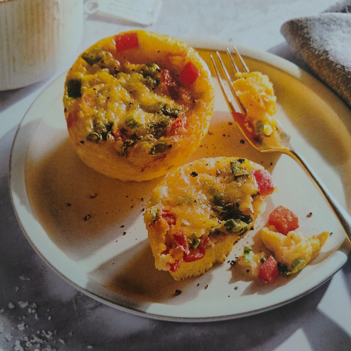 Cheesy Veggie Egg "Muffins"