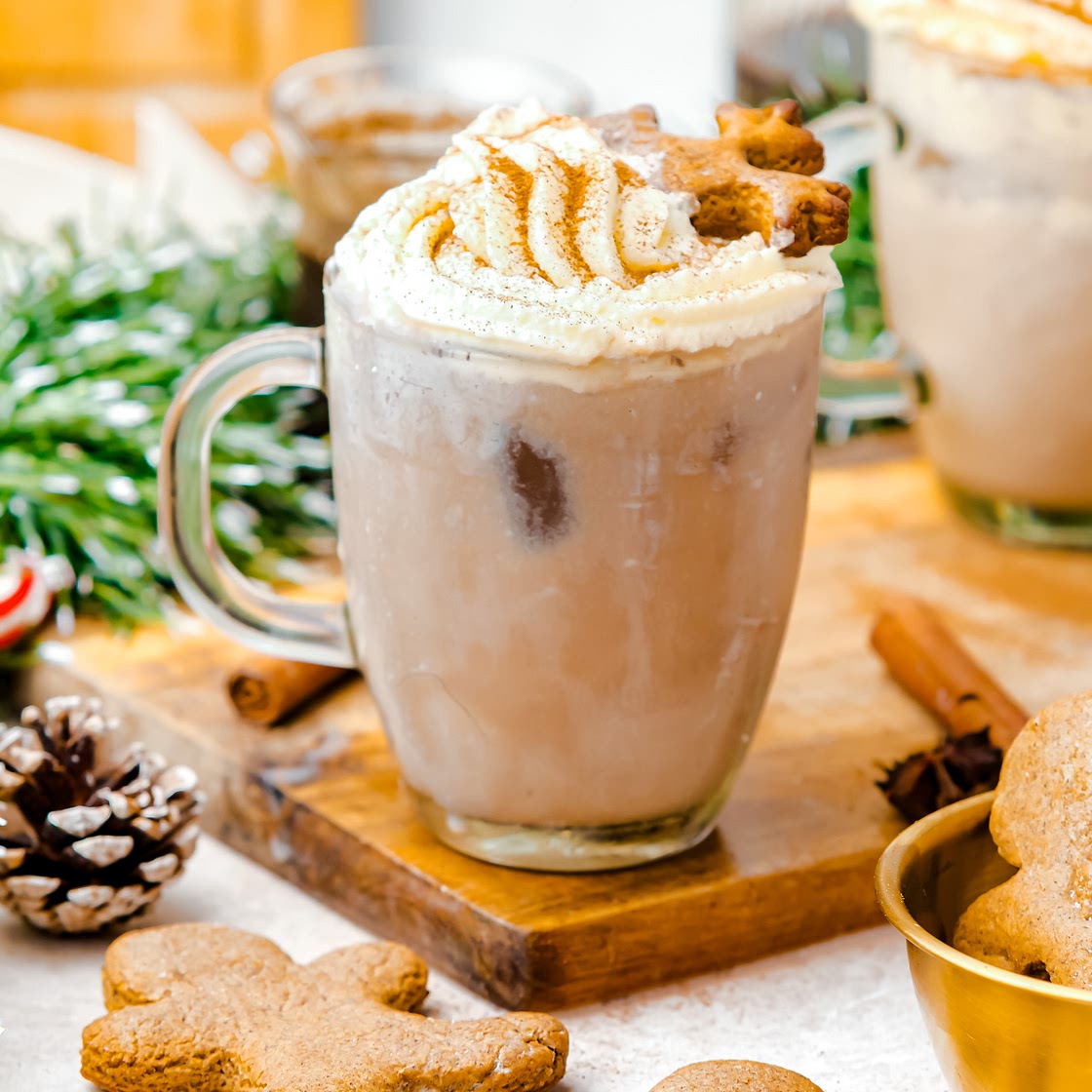 Iced Gingerbread Latte