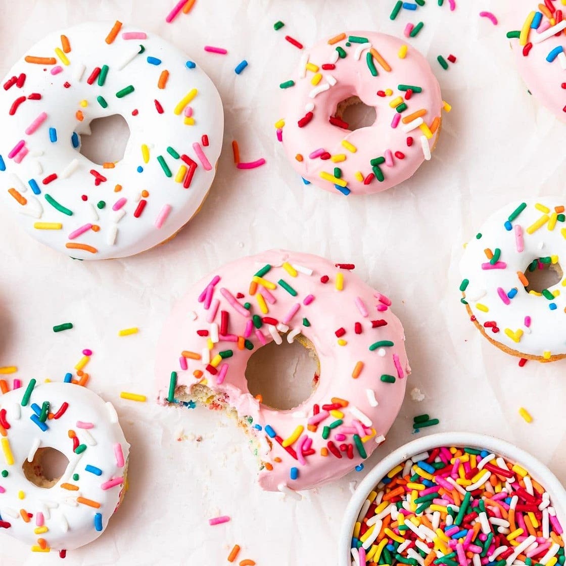 Baked Funfetti Donuts
