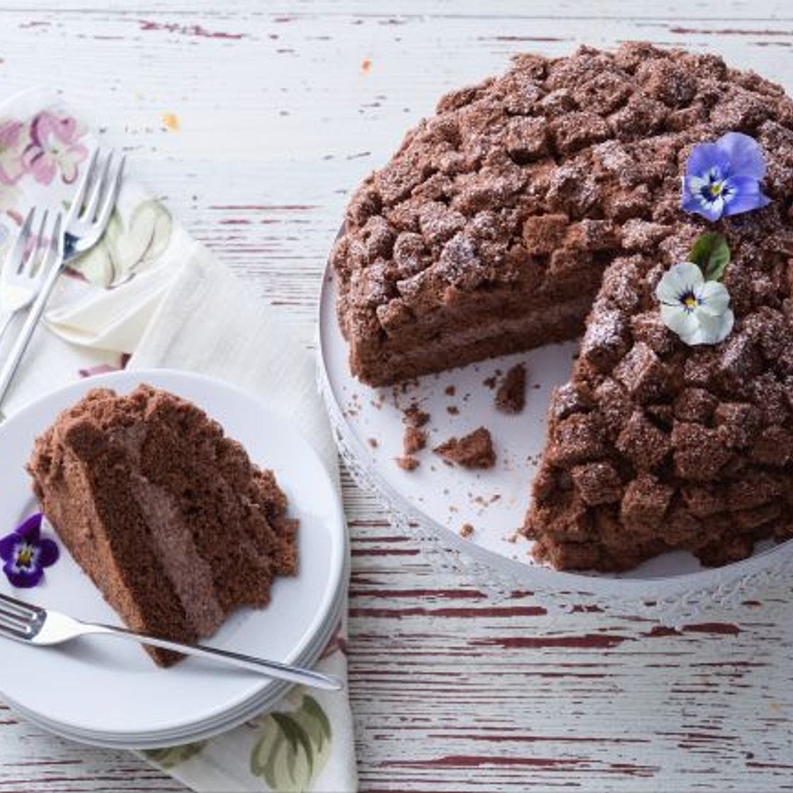 Torta mimosa al cioccolato