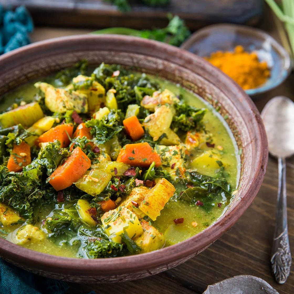 Immunity-Boosting Turmeric Chicken Soup