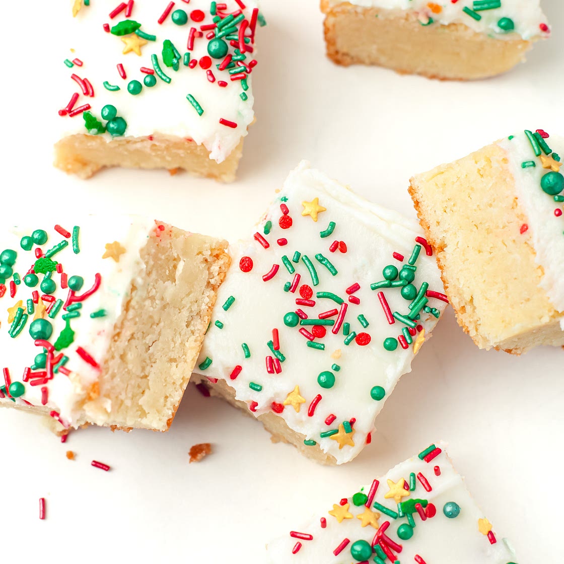 Christmas Sugar Cookie Bars