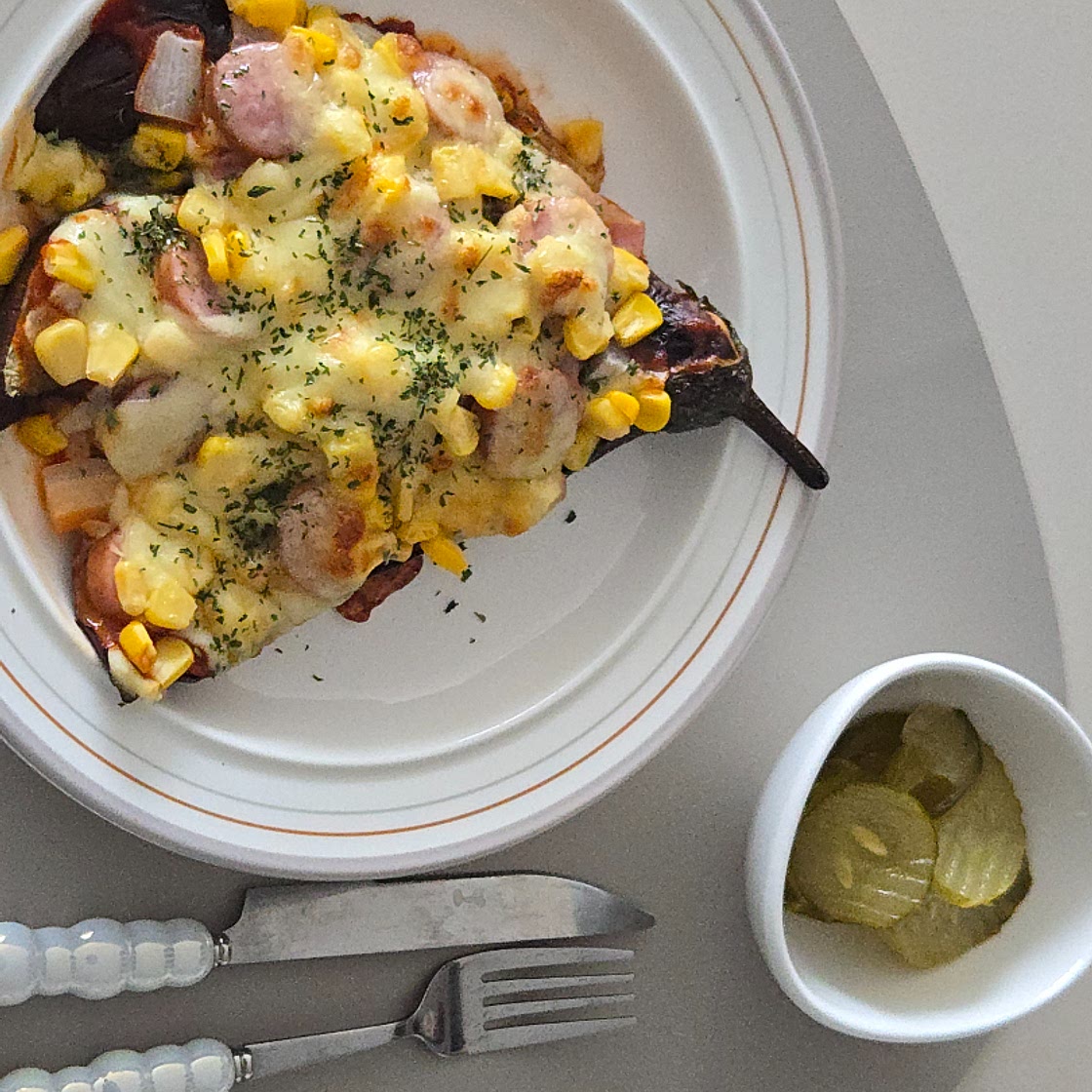 가지보트구이 (에어프라이어 가지피자) 만들기